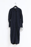 mame kurogouchi viscose hemp shirt MM22SS DR033 navy